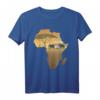 Afrika T-Shirt mit Elefantenkarte und Big Five - Safari Design für Herren, Damen & Kinder, Ideal für Tier- und Afrika-Liebhaber