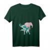 Damen Safari Wildnis Tiermotiv T-Shirt mit Elefanten – Vintage Design, ideales Geschenk zu Weihnachten, Muttertag & Geburtstag für Tierliebhaberinnen