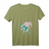 Damen Safari Wildnis Tiermotiv T-Shirt mit Elefanten – Vintage Design, ideales Geschenk zu Weihnachten, Muttertag & Geburtstag für Tierliebhaberinnen