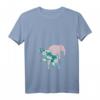 Damen Safari Wildnis Tiermotiv T-Shirt mit Elefanten – Vintage Design, ideales Geschenk zu Weihnachten, Muttertag & Geburtstag für Tierliebhaberinnen