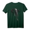 Elefant Afrika Elefanten Tiere Elefantenkopf Portrait T-Shirt - Lustiges Geschenk für Elefanten- und Afrika-Liebhaber, Kinder & Tierfreunde
