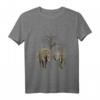 Elefanten mit Bäumen auf Safari in Kenia / Afrika T-Shirt - Farbenfrohes Wildtiere Motiv für Afrika-Fans und Naturliebhaber