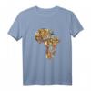 Afrika Löwe & Elefant Karte Big Five Safari T-Shirt – Perfektes Geschenk für Afrika-Liebhaber & Safari-Fans zum Black History Month