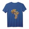 Afrika Löwe & Elefant Karte Big Five Safari T-Shirt – Perfektes Geschenk für Afrika-Liebhaber & Safari-Fans zum Black History Month
