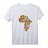 Afrika Löwe & Elefant Karte Big Five Safari T-Shirt – Perfektes Geschenk für Afrika-Liebhaber & Safari-Fans zum Black History Month