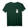 Elefant in Brusttasche T-Shirt – Handgezeichnetes Tierdesign, Perfekt als Geschenk für Tierliebhaber zu Geburtstag oder Weihnachten