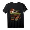 Namibia Afrika Sonnenuntergang T-Shirt mit Wildtieren und Kontinent-Design – Perfekt für Safari- und Naturfans