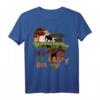 Namibia Afrika Sonnenuntergang T-Shirt mit Wildtieren und Kontinent-Design – Perfekt für Safari- und Naturfans
