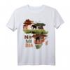 Namibia Afrika Sonnenuntergang T-Shirt mit Wildtieren und Kontinent-Design – Perfekt für Safari- und Naturfans