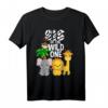 Sis of the Wild Zoo Thema Geburtstag T-Shirt - Safari Dschungel Tier Motiv für Kinder, Jungen & Mädchen, ideales Party-Outfit & Geschenk