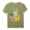 Sis of the Wild Zoo Thema Geburtstag T-Shirt - Safari Dschungel Tier Motiv für Kinder, Jungen & Mädchen, ideales Party-Outfit & Geschenk