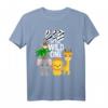 Sis of the Wild Zoo Thema Geburtstag T-Shirt - Safari Dschungel Tier Motiv für Kinder, Jungen & Mädchen, ideales Party-Outfit & Geschenk
