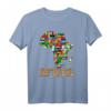 Afrika Karte T-Shirt Landkarte mit Flaggen - Perfektes Geschenk für Afrika-Liebhaber, Reisende & Familienmitglieder