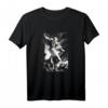 Heiliger Michael Erzengel T-Shirt - Katholischer Schutzpatron, Kunstdruck im Barockstil, Ideal für Gläubige und Schutzsuchende