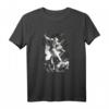 Heiliger Michael Erzengel T-Shirt - Katholischer Schutzpatron, Kunstdruck im Barockstil, Ideal für Gläubige und Schutzsuchende