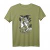 Heiliger Michael Erzengel T-Shirt - Katholischer Schutzpatron, Kunstdruck im Barockstil, Ideal für Gläubige und Schutzsuchende