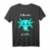 Axolotl Love Veganes Partner T-Shirt für Paare & Freunde – Lustiges Tiermotiv für Valentinstag, Geburtstag, Hochzeit & Weihnachten