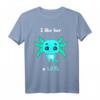 Axolotl Love Veganes Partner T-Shirt für Paare & Freunde – Lustiges Tiermotiv für Valentinstag, Geburtstag, Hochzeit & Weihnachten