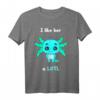 Axolotl Love Veganes Partner T-Shirt für Paare & Freunde – Lustiges Tiermotiv für Valentinstag, Geburtstag, Hochzeit & Weihnachten