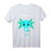 Axolotl Love Veganes Partner T-Shirt für Paare & Freunde – Lustiges Tiermotiv für Valentinstag, Geburtstag, Hochzeit & Weihnachten