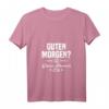 Damen Morgenmuffel T-Shirt mit Spruch 'Guten Morgen? Ganz Dünnes Eis!' – Lustiges Sarkasmus-Outfit für Kollegen und Büro, perfektes Geschenk