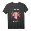 Axolotl Love Veganes Partner T-Shirt – Lustiges Tierliebhaber-Outfit für Paare, Freunde und Familie zum Valentinstag, Geburtstag, Hochzeit oder Weihnachten