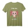 Axolotl Love Veganes Partner T-Shirt – Lustiges Tierliebhaber-Outfit für Paare, Freunde und Familie zum Valentinstag, Geburtstag, Hochzeit oder Weihnachten