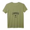 Damen Converse Texas TX Vintage Sportdesign Schwarz Druck T-Shirt mit V-Ausschnitt – Patriotisches Geschenk & Mode-Highlight