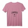 Damen Converse Texas TX Vintage Sportdesign Schwarz Druck T-Shirt mit V-Ausschnitt – Patriotisches Geschenk & Mode-Highlight