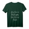 Lustiges Krebs F U Zitat T-Shirt mit V-Ausschnitt – Humorvolle Krebsgeschenke für Frauen und Männer, Unterstützung und Motivation