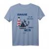 Zuhause ist, wo man auch abends Moin sagt - Lustiges Strand- und Urlaub T-Shirt für Damen & Herren