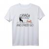 Lustiges Kanada T-Shirt mit Flagge und Elch - Für Kanada-Liebhaber und Urlaubsfans