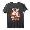 Ramen Maneki Neko Nudelsuppe T-Shirt - Lustiges Anime-Design mit Glückskatze, ideales Geschenk für Japan- und Katzenfans