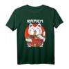 Ramen Maneki Neko Nudelsuppe T-Shirt - Lustiges Anime-Design mit Glückskatze, ideales Geschenk für Japan- und Katzenfans
