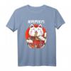 Ramen Maneki Neko Nudelsuppe T-Shirt - Lustiges Anime-Design mit Glückskatze, ideales Geschenk für Japan- und Katzenfans