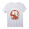 Ramen Maneki Neko Nudelsuppe T-Shirt - Lustiges Anime-Design mit Glückskatze, ideales Geschenk für Japan- und Katzenfans