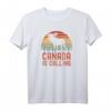 Canada is Calling - Urlaub in HapKoala | Auswanderer T-Shirt für Kanada-Liebhaber und Reiselustige