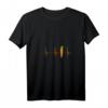 Damen Möhre Karotte Herzschlag Rübe EKG Puls Gemüse T-Shirt mit V-Ausschnitt – Lustiges Geschenk für Veganer, Gärtner & Gemüse-Liebhaber