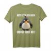 Nett kann ich auch! Bringt aber Nix! Lustiges Pinguin T-Shirt mit Sarkasmus – Perfekt für Morgenmuffel, Schichtarbeiter & Teenager