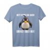 Nett kann ich auch! Bringt aber Nix! Lustiges Pinguin T-Shirt mit Sarkasmus – Perfekt für Morgenmuffel, Schichtarbeiter & Teenager
