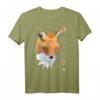 Fuchs Polygon Geometrisch Wild-Tier T-Shirt – Modisches Low Poly Design für Tier- und Naturliebhaber