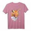 Fuchs Polygon Geometrisch Wild-Tier T-Shirt – Modisches Low Poly Design für Tier- und Naturliebhaber