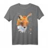 Fuchs Polygon Geometrisch Wild-Tier T-Shirt – Modisches Low Poly Design für Tier- und Naturliebhaber
