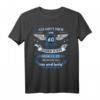 Lustiges 60. Geburtstag T-Shirt mit Spruch - Als Gott mich vor 60 Jahren schuf, grinste er, das wird lustig