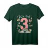 Kinder Mädchen Ich bin 3 Jahre alt Geburtstag T-Shirt mit Schmetterling und Regenbogen – Perfektes Geschenk für den dritten Geburtstag deiner Tochter, Nichte oder Enkelin
