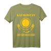 Kasachstan Flagge T-Shirt mit Sonne, Adler & Verzierung – Stolz auf Kasachische Herkunft, ideal für Emigranten & Fans
