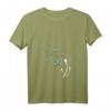 Damen Löwenzahn und Schmetterlinge Design V-Ausschnitt T-Shirt – Niedliches Blumenmuster für Naturliebhaberinnen, perfekt als Geschenk zu Ostern, Geburtstag & Weihnachten