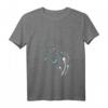 Damen Löwenzahn und Schmetterlinge Design V-Ausschnitt T-Shirt – Niedliches Blumenmuster für Naturliebhaberinnen, perfekt als Geschenk zu Ostern, Geburtstag & Weihnachten
