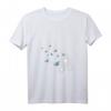 Damen Löwenzahn und Schmetterlinge Design V-Ausschnitt T-Shirt – Niedliches Blumenmuster für Naturliebhaberinnen, perfekt als Geschenk zu Ostern, Geburtstag & Weihnachten