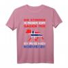 Norwegen Skandinavien Spruch T-Shirt – Lustiges Geschenk für Norwegen-Fans, Reise- und Campingliebhaber